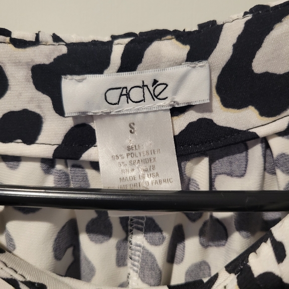 Vintage Cache animal print top size small - Picture 3 of 6